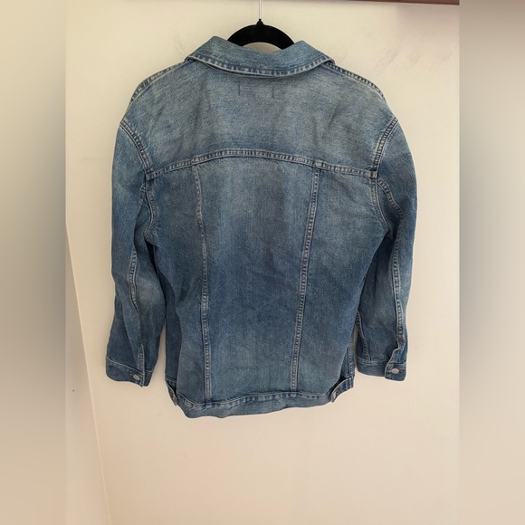 Madewell The Oversized Jean Jacket in Capstone Wash S - Picture 5 of 7